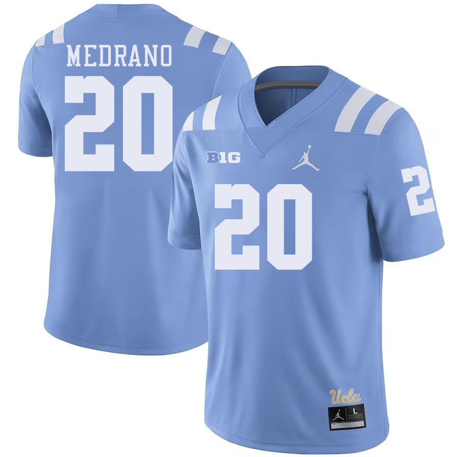 UCLA Bruins #20 Kain Medrano Big 10 Conference College Football Jerseys Stitched Sale-Power Blue